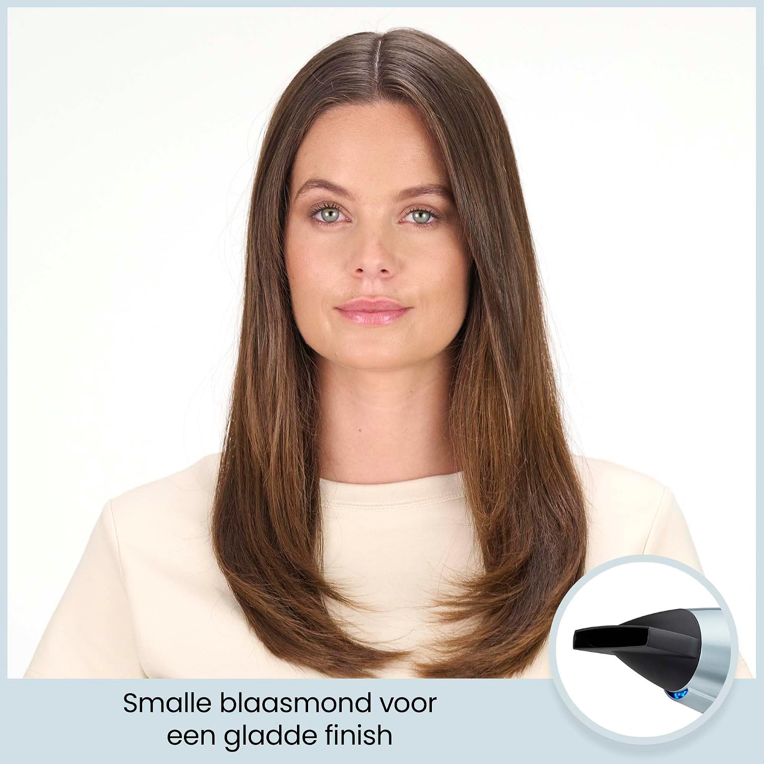 Detalle de BaByliss Hydro-Fusion D773DE haardroger met diffuser, 2100 W en ionentechnologie