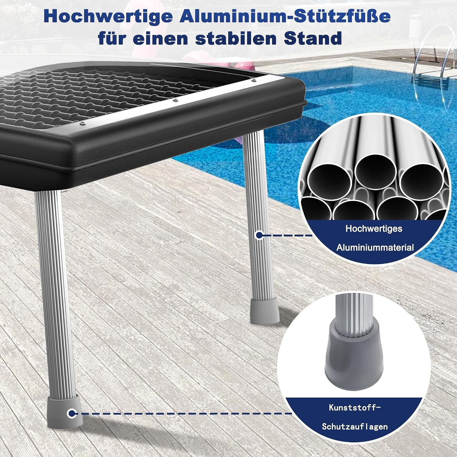 Thumbnail 6 de UISEBRT Solar Pool Heater Set of 2, UV-Resistant Plastic, 111.5 x 66 x 6.5 cm
