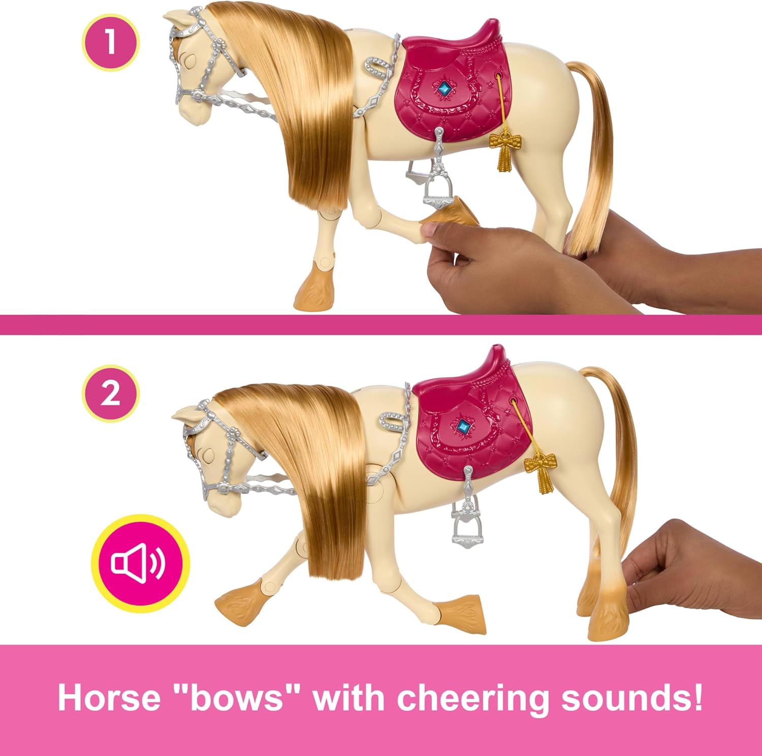 Detalle 2 de Barbie Horse HXJ42 with sounds