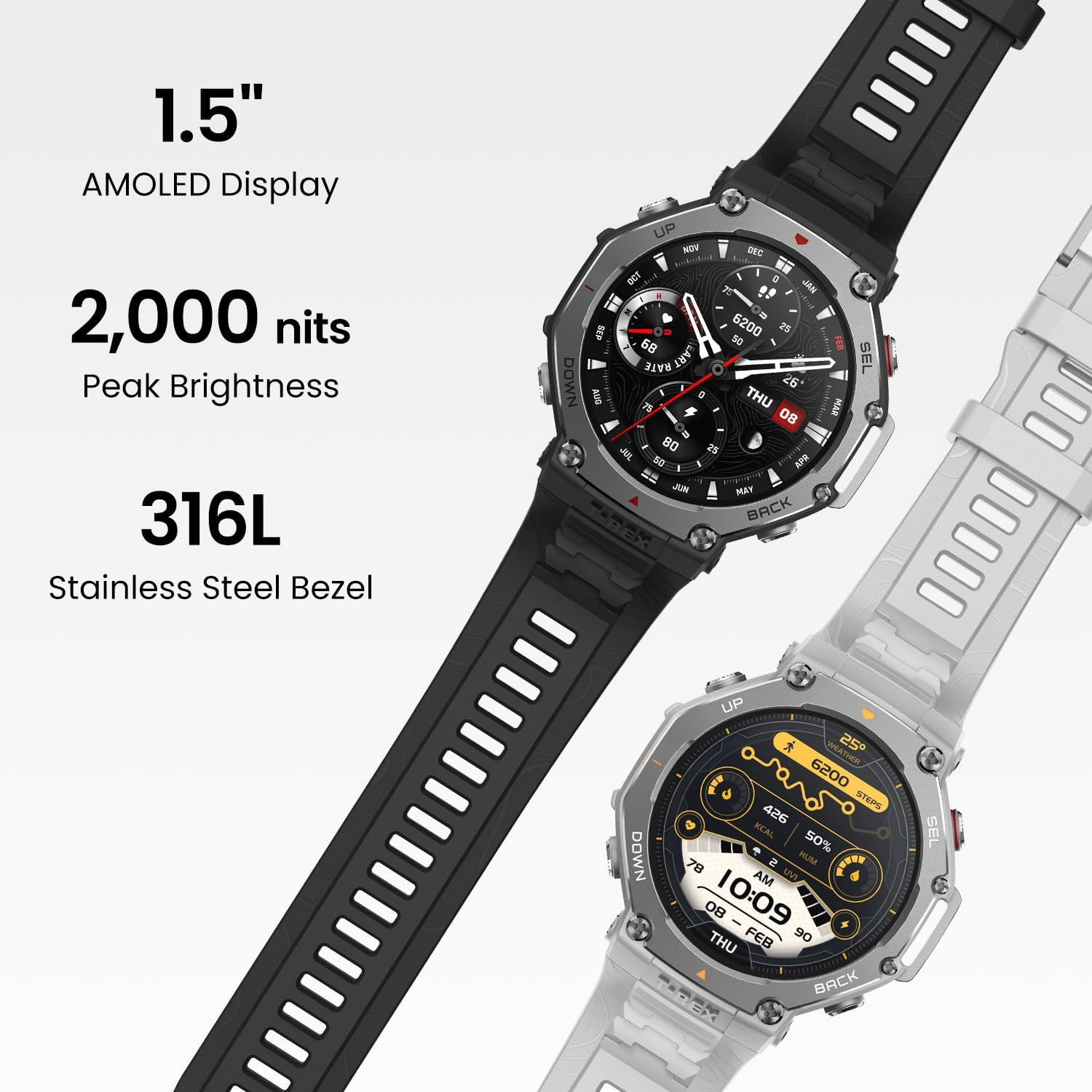 Thumbnail 4 de AMAZFIT T-Rex 3 Outdoor Smartwatch 48mm, 27 Days Battery