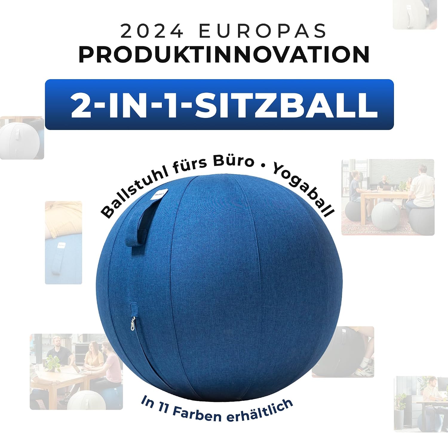 Detalle 2 de Backerz Sitzball 65 cm