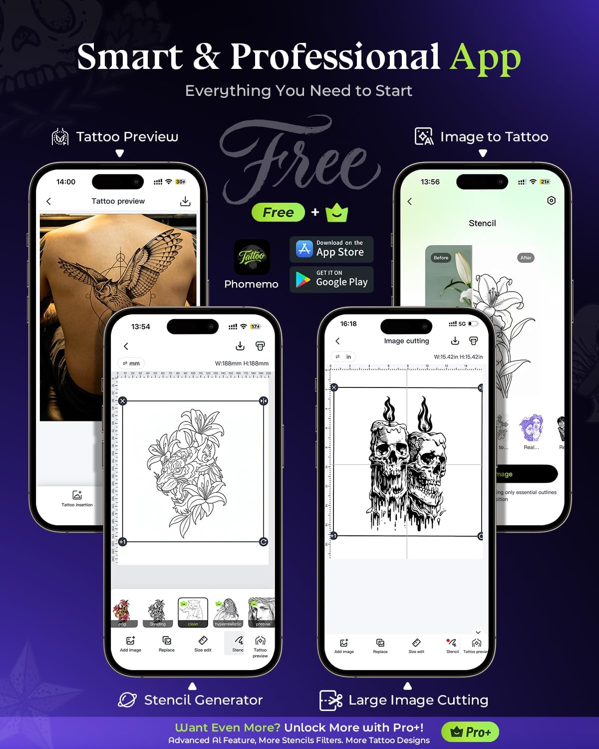Thumbnail 6 de Phomemo tattoo stencil printer with 5-inch touchscreen