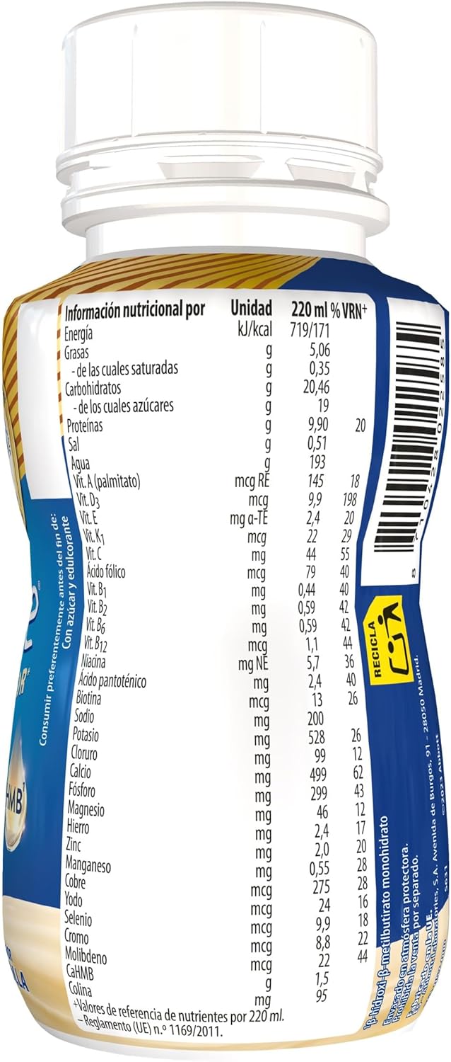 Detalle 2 de Ensure Nutrivigor Vainilla 🥤 Pack 4 x 220 ml - Adultos
