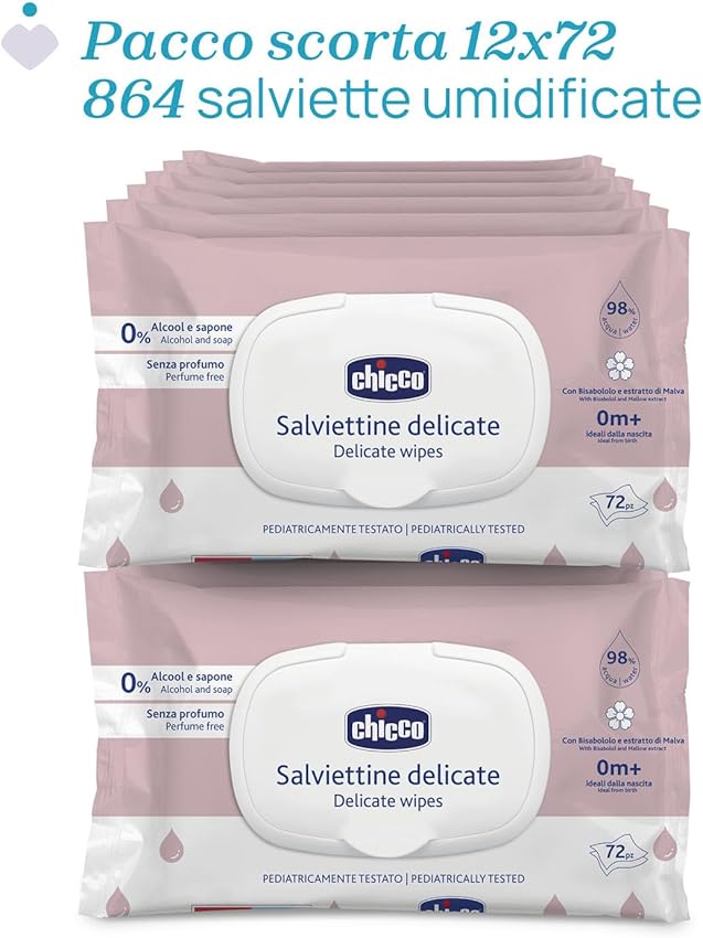 Detalle 2 de Toallitas Huggies Delicadas para Bebés 👶 - Megapack 864