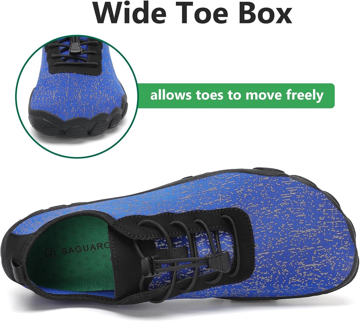 Thumbnail 5 de SAGUARO chaussures pour sport aquatique à semelle épaisse (mixte adulte) – respirantes et à séchage rapide