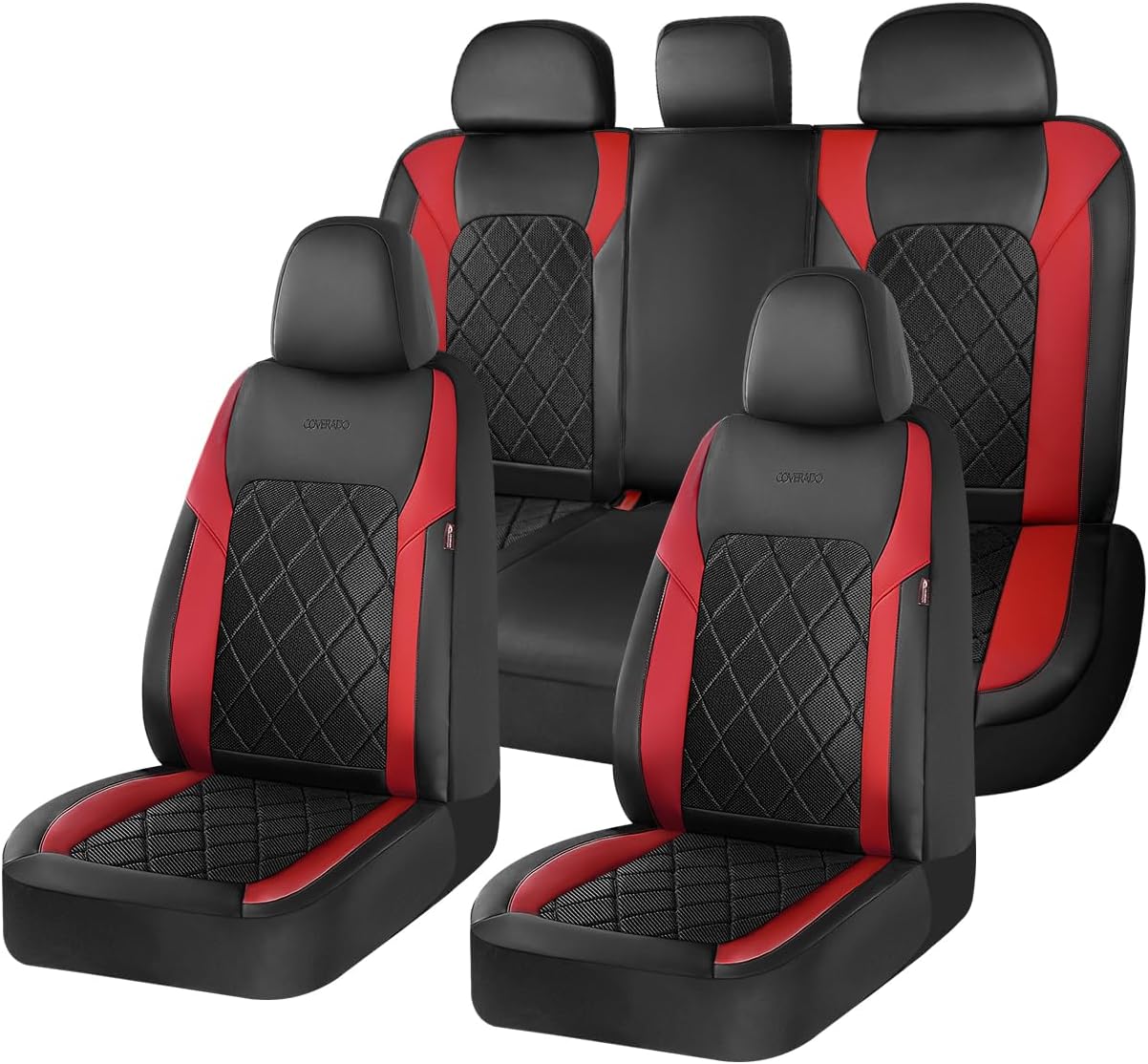 Thumbnail 6 de Coverado Front Car Seat Covers in PU Leather