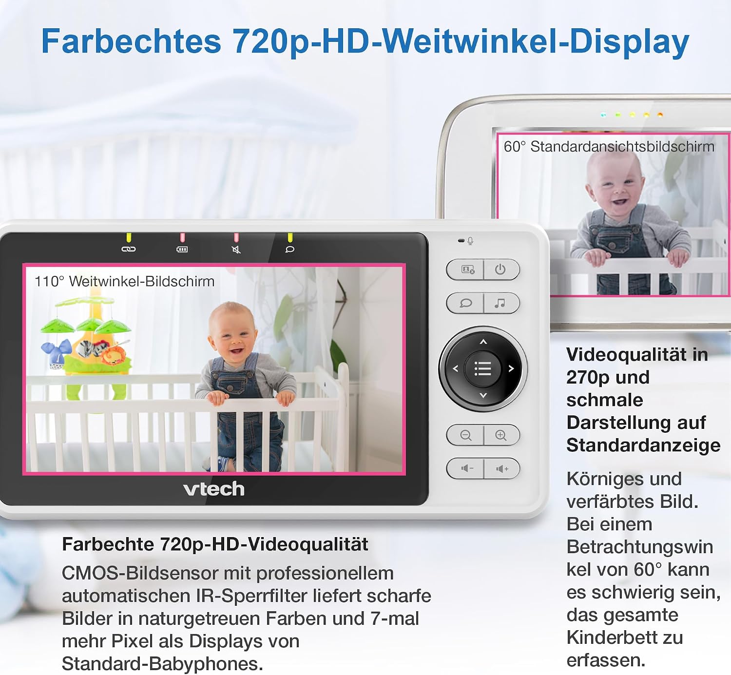 Thumbnail 5 de Vtech VM901-1W WiFi Kamera Babyphone