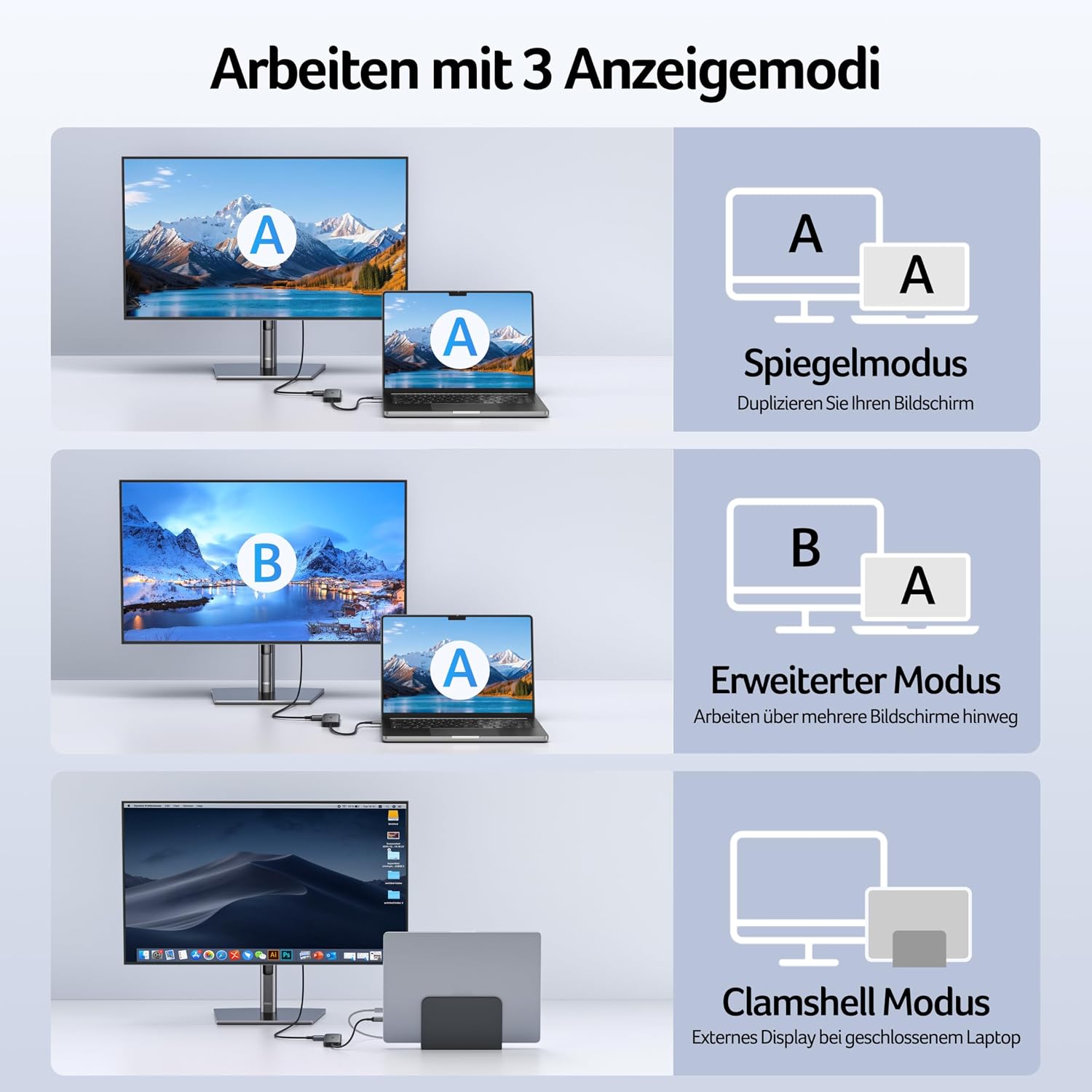 Thumbnail 5 de Acer USB-C Hub 5-in-1: 4K@60Hz, PD 100W, HDMI + USB-A/C