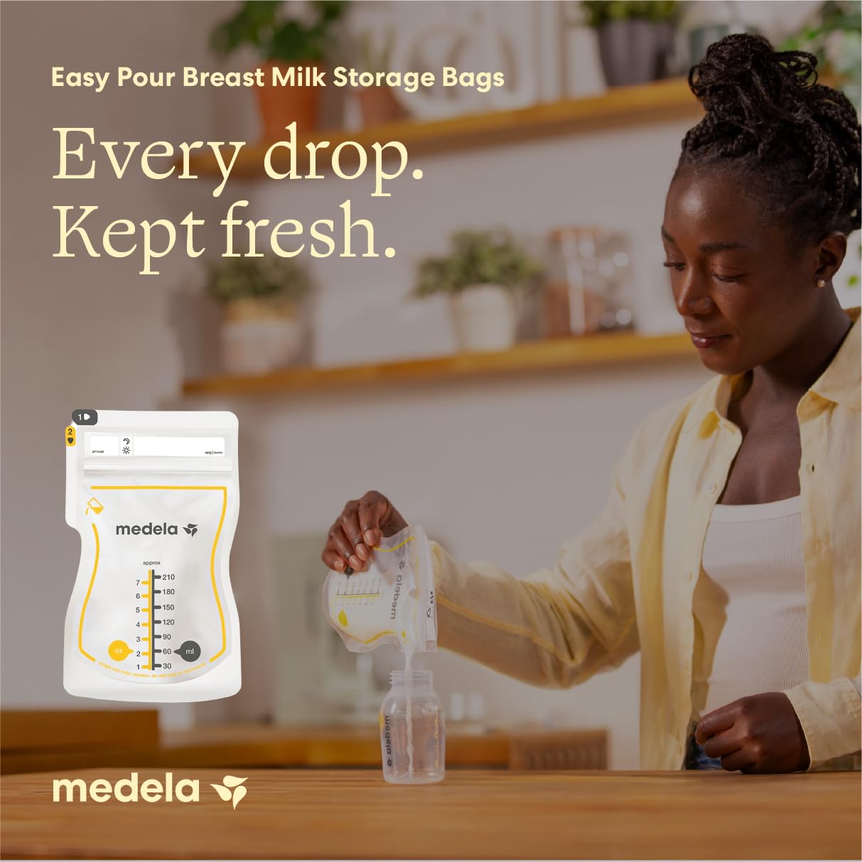 Thumbnail 1 de Medela Easy Pour Breastmilk Storage Bags 100 count