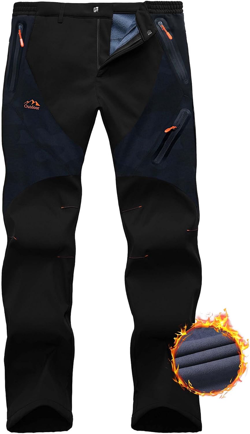Detalle 2 de HFDWYJ Pantaloni uomo impermeabili da trekking isolati 1️⃣