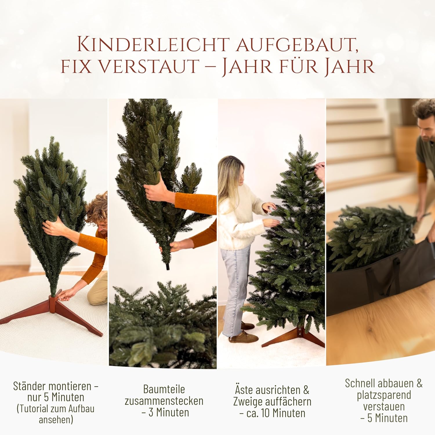 Thumbnail 4 de Pure Living Weihnachtsbaum 180 cm künstlicher Baum 🎄