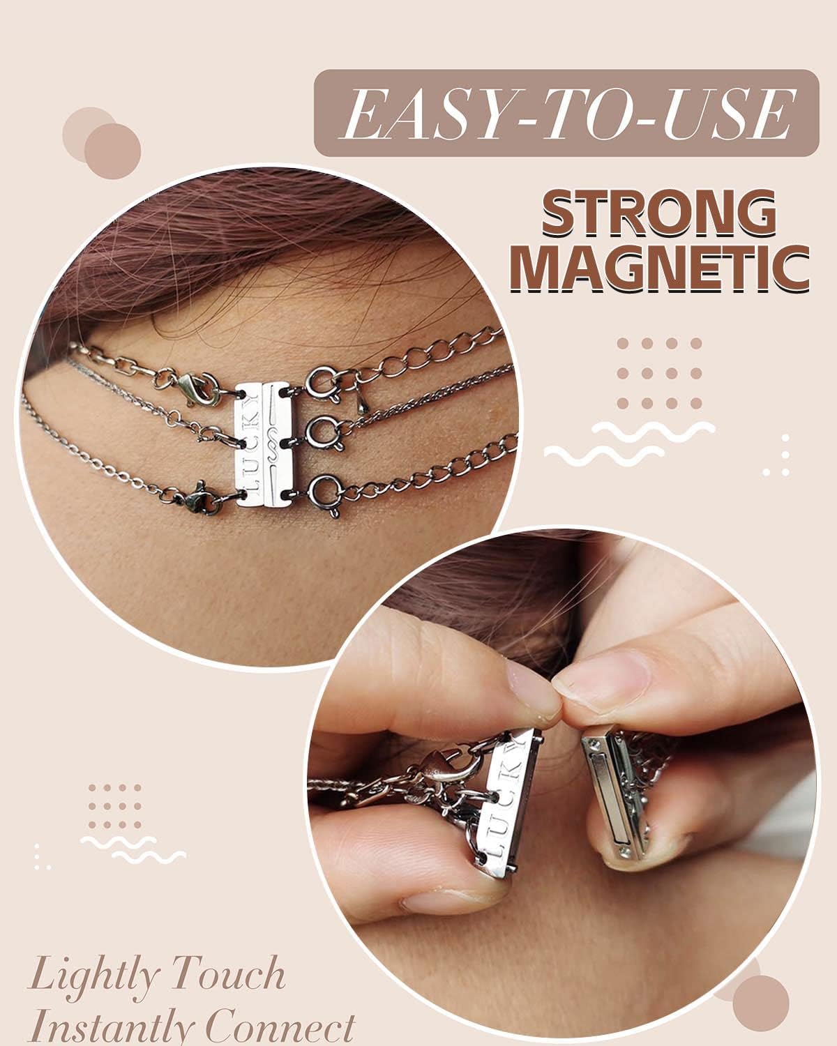 Thumbnail 1 de OHINGLT Lucky Necklace Layering Clasp for 3–6 Layered Necklaces