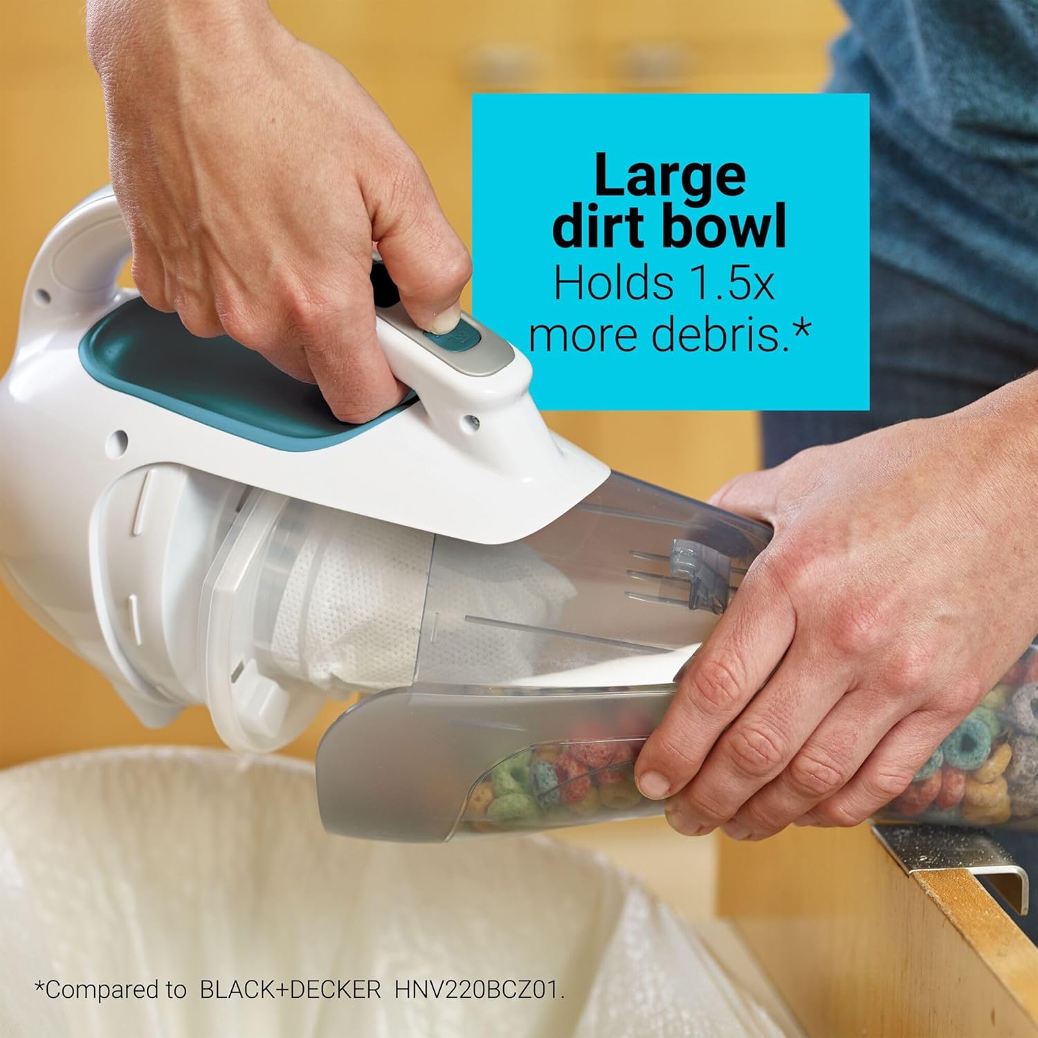 Thumbnail 3 de BLACK+DECKER dustbuster HHVI315JO42 Cordless Handheld Vacuum (Wide Mouth, Rechargeable)