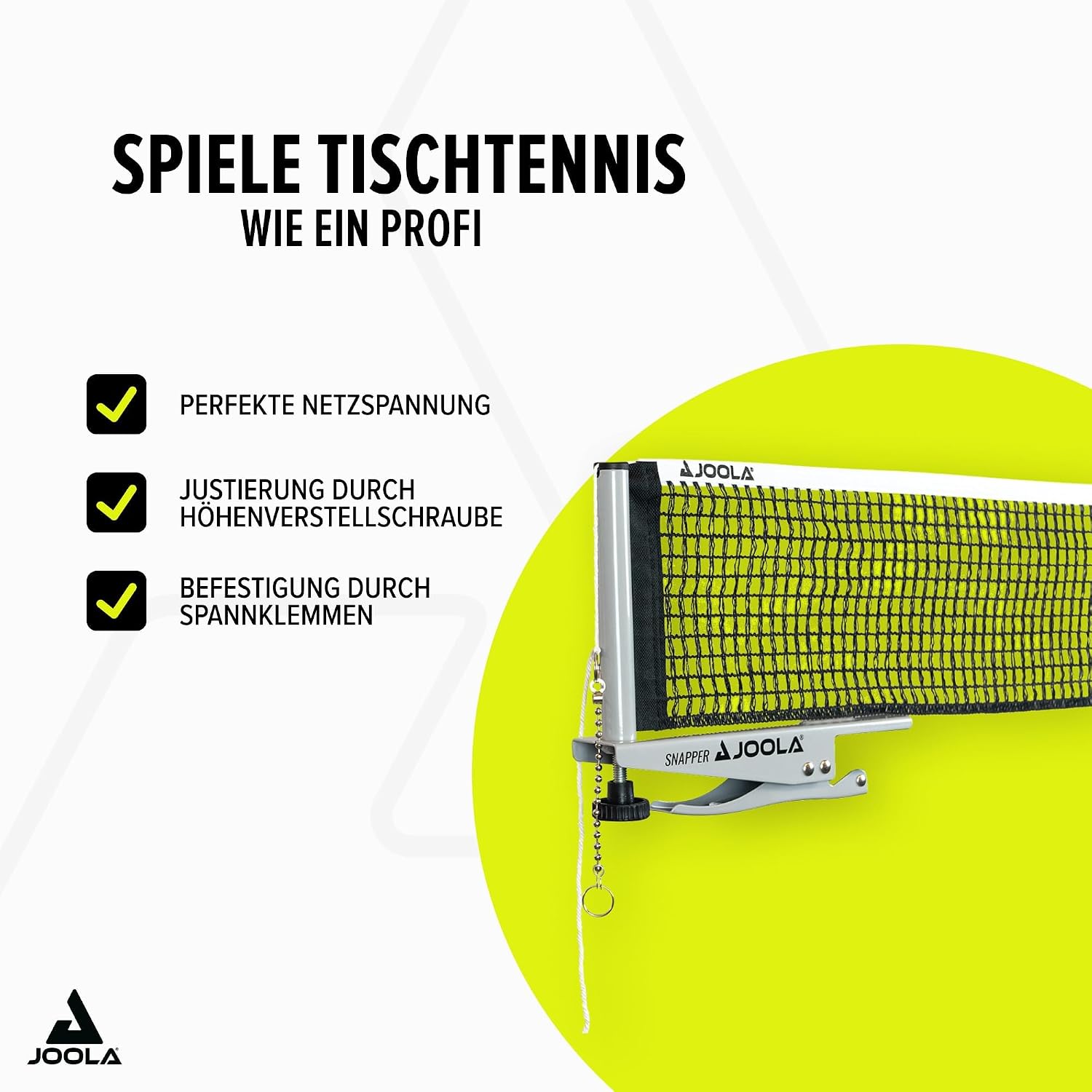 Thumbnail 4 de JOOLA Snapper Professional 72" Table Tennis Net