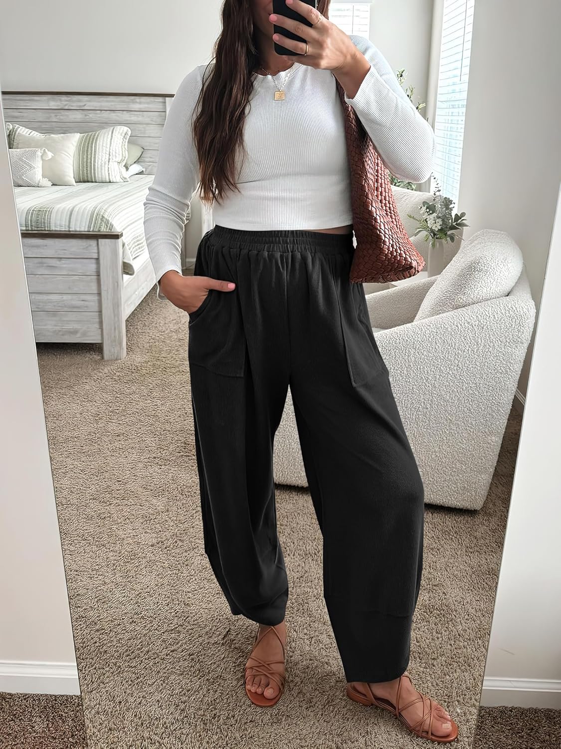 Thumbnail 1 de Caracilia Barrel Wide Leg Sweatpants — Size M