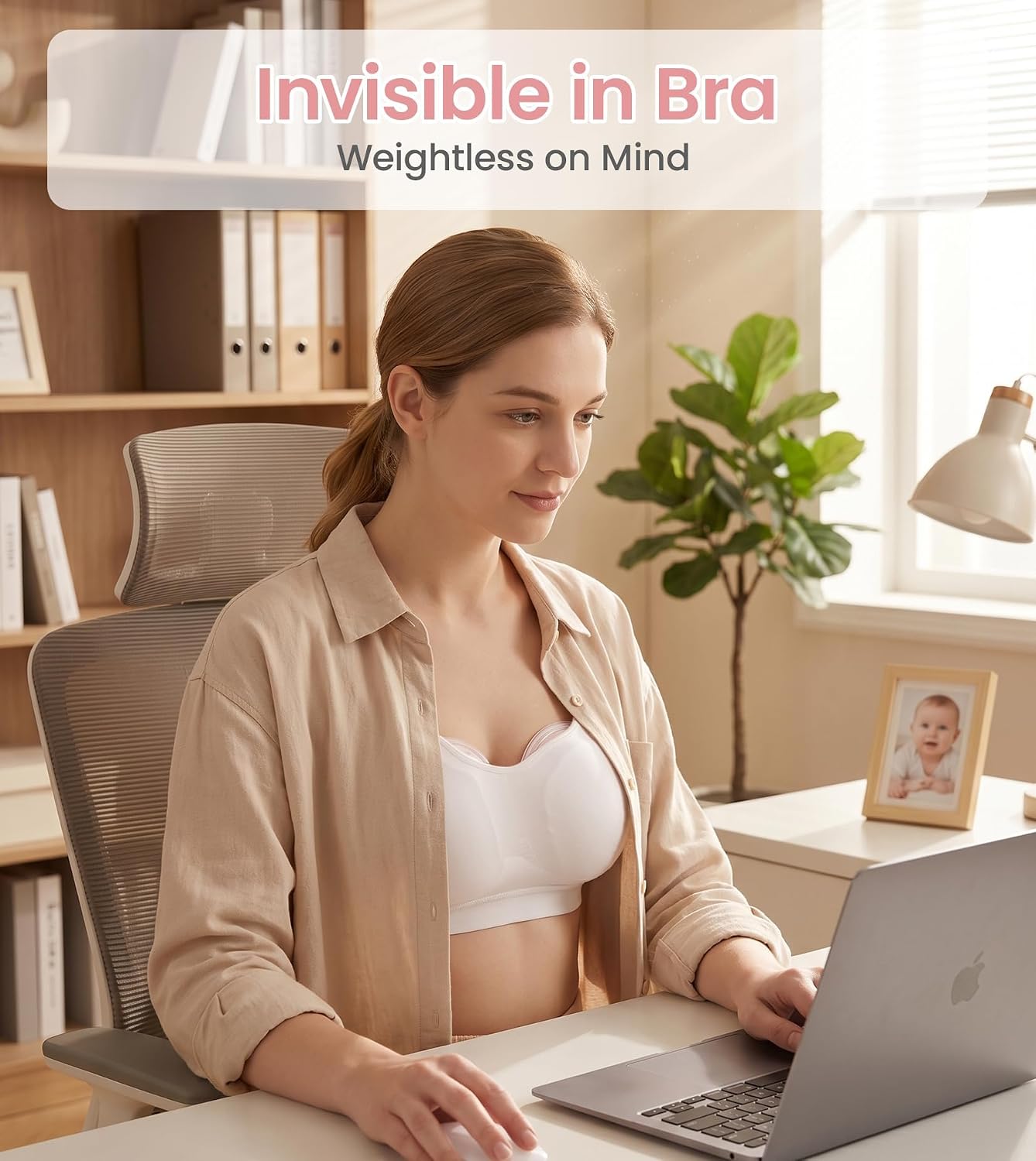 Thumbnail 6 de NCVI AM8111 Wearable Breast Pump, 4 Modes, 9 Levels, Under 42 dB