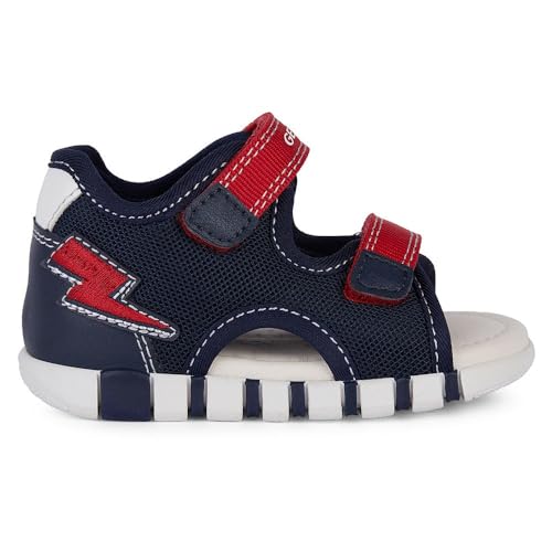 Detalle de Geox B Iupidoo Sandal azul marino rojo talla 7 UK