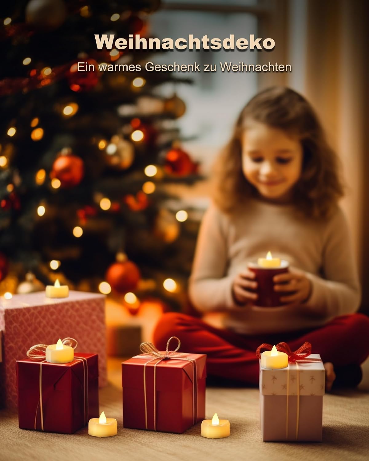 Detalle 2 de AMAGIC 24er flimmerfreie LED-Teelichter