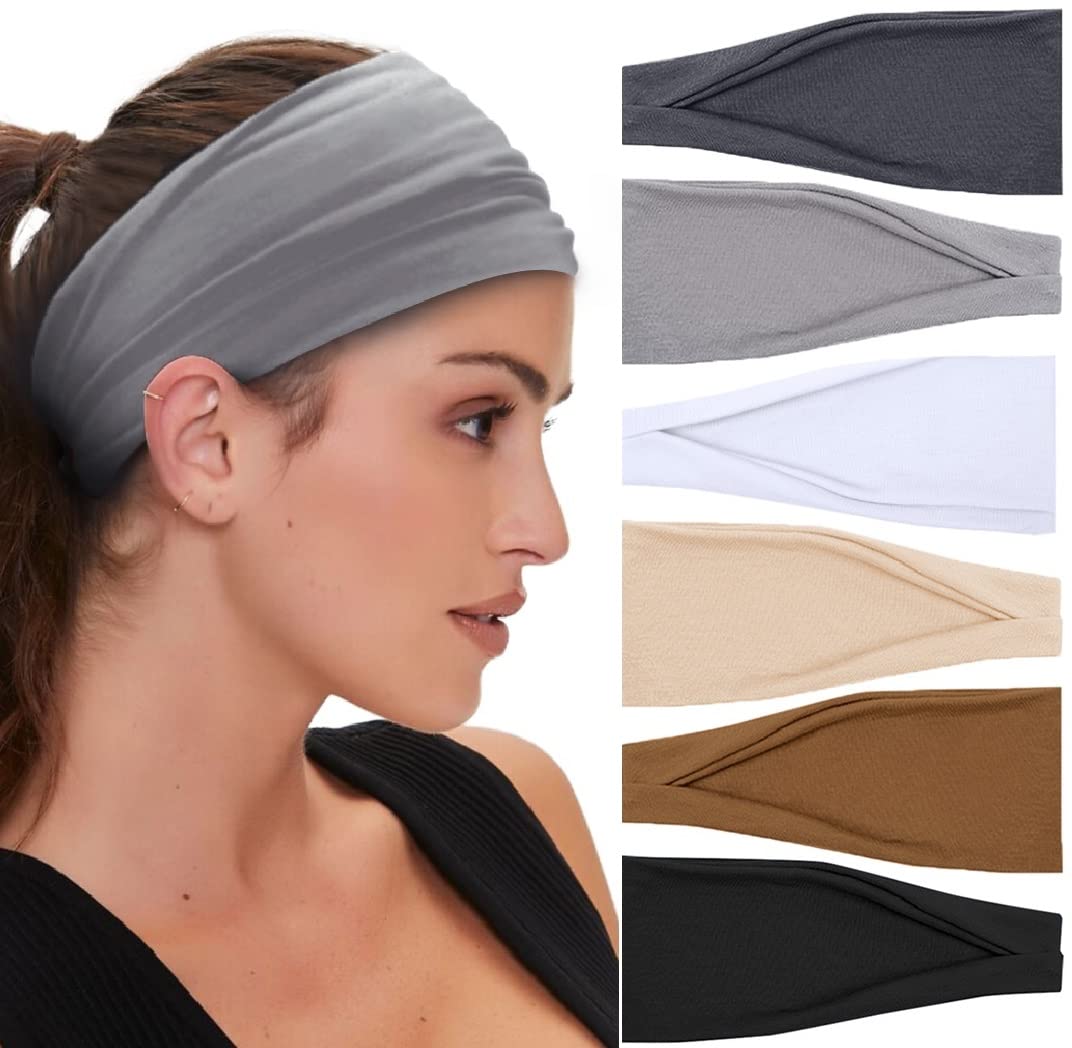 Thumbnail 6 de Huachi Boho Wide Headbands 6 Pack