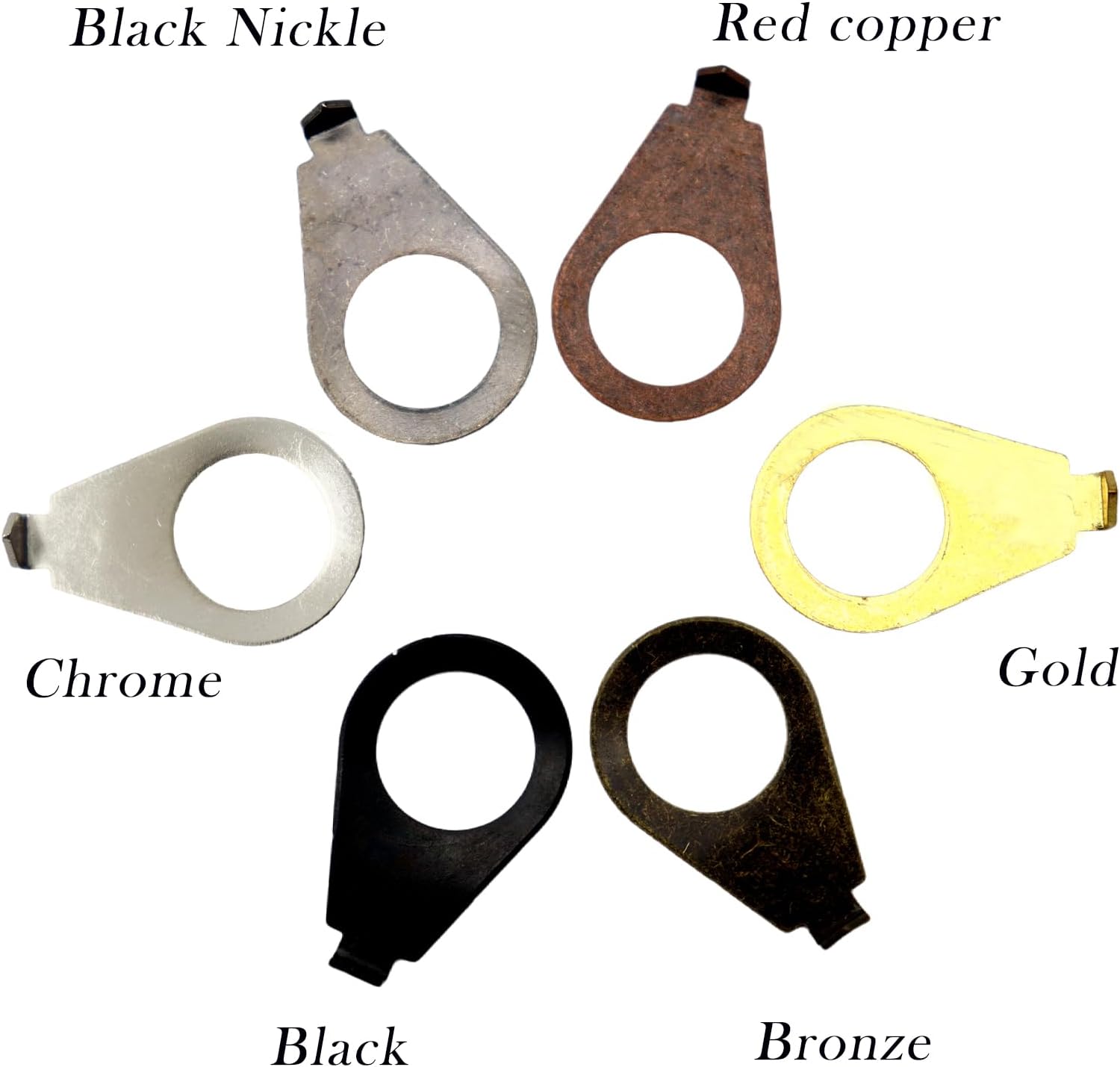 Thumbnail 6 de Samherome GP-001-6 Guitar Knob Pointers, Bronze Metal, for 3/8" USA CTS Pots