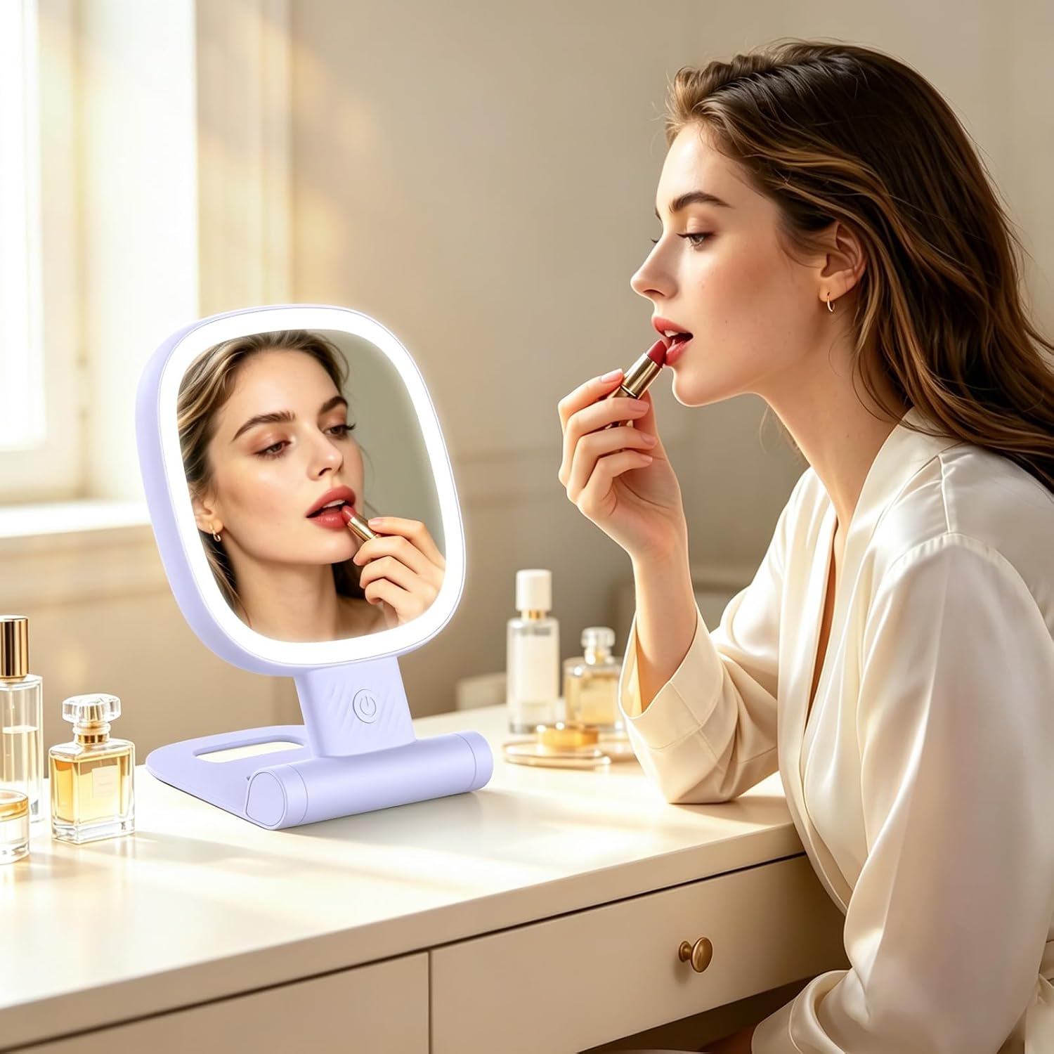 Thumbnail 6 de FUNTOUCH Lighted Makeup Mirror, 30X Magnification