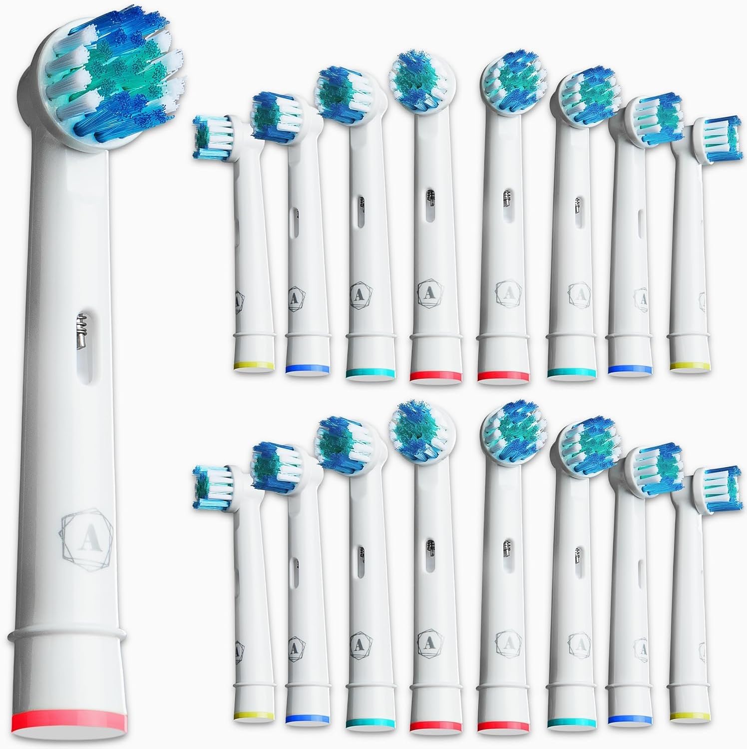 Detalle de Oral‑B Compatible Toothbrush Heads 16 Pack 🪥
