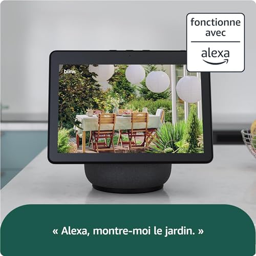 Detalle de Blink Outdoor 4 avec Blink Mini 2K+ (Noir) – Pack sécurité connecté intérieur et extérieur avec module de synchronisation inclus