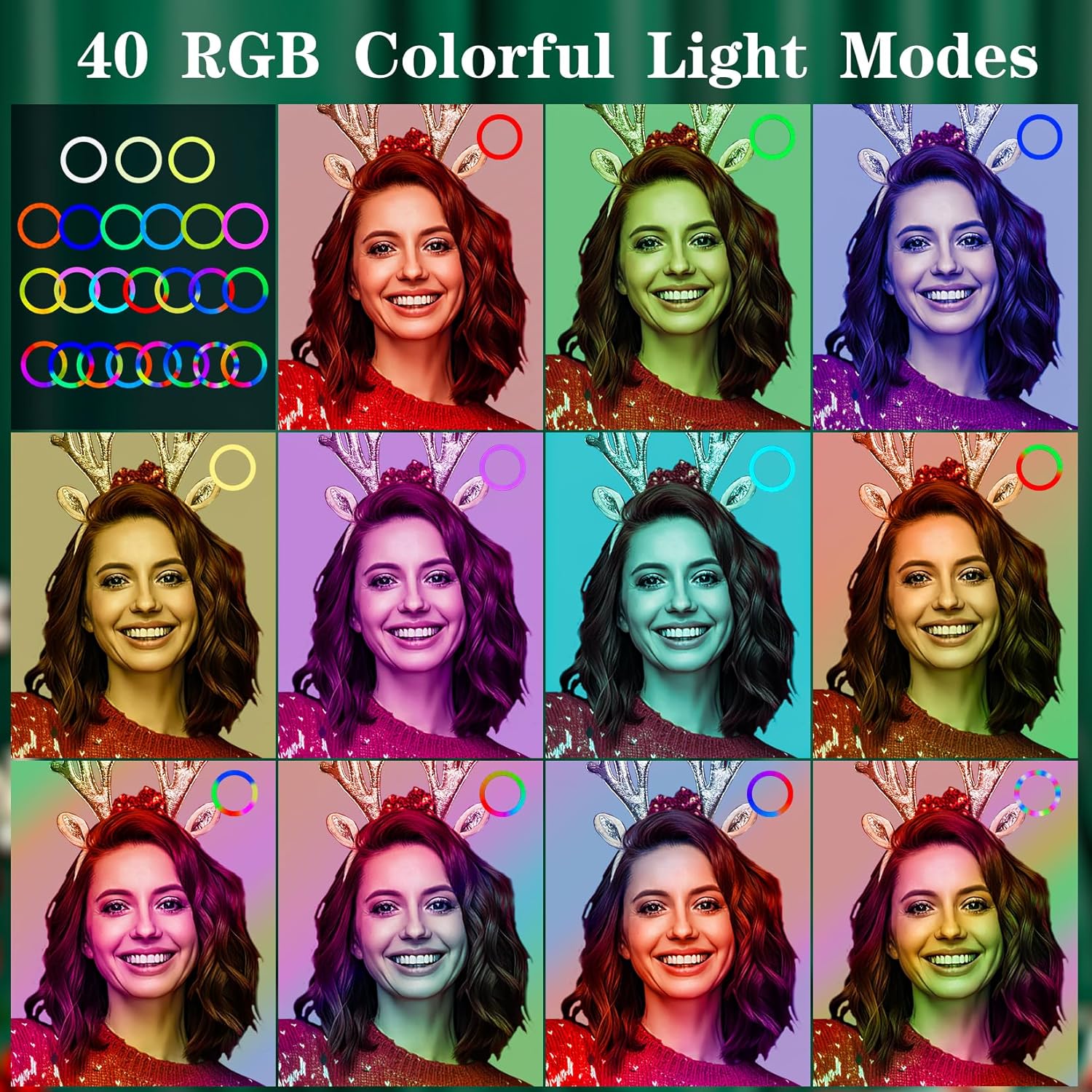 Detalle 2 de Ring Light Professionale Luce Selfie