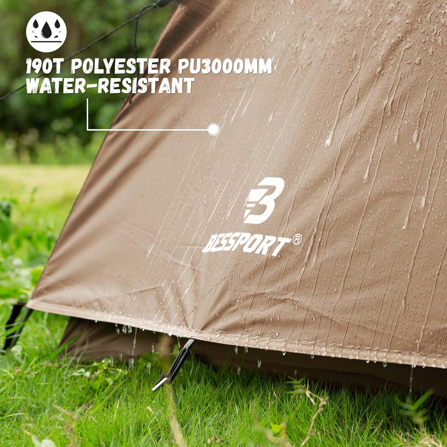 Detalle 1 de Bessport Zelt 2 3 Personen 3,25 kg