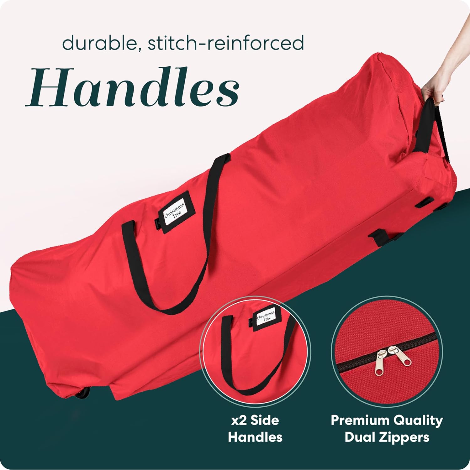 Thumbnail 5 de Handy Laundry Rolling Christmas Tree Storage Bag 7.5-ft 🎄