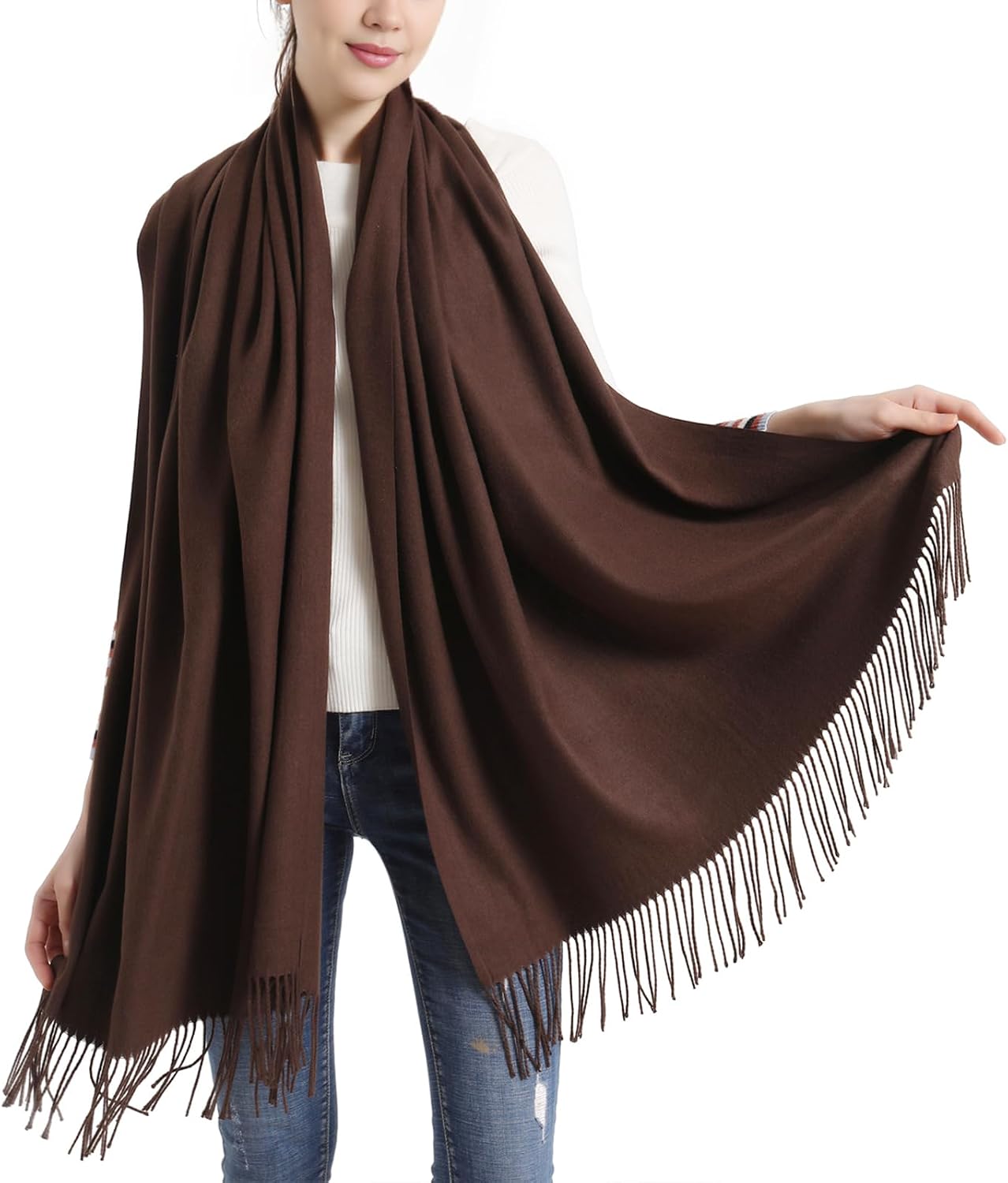 Thumbnail 5 de Vimate Pashmina Scarf 20 Colours, 70 x 200
