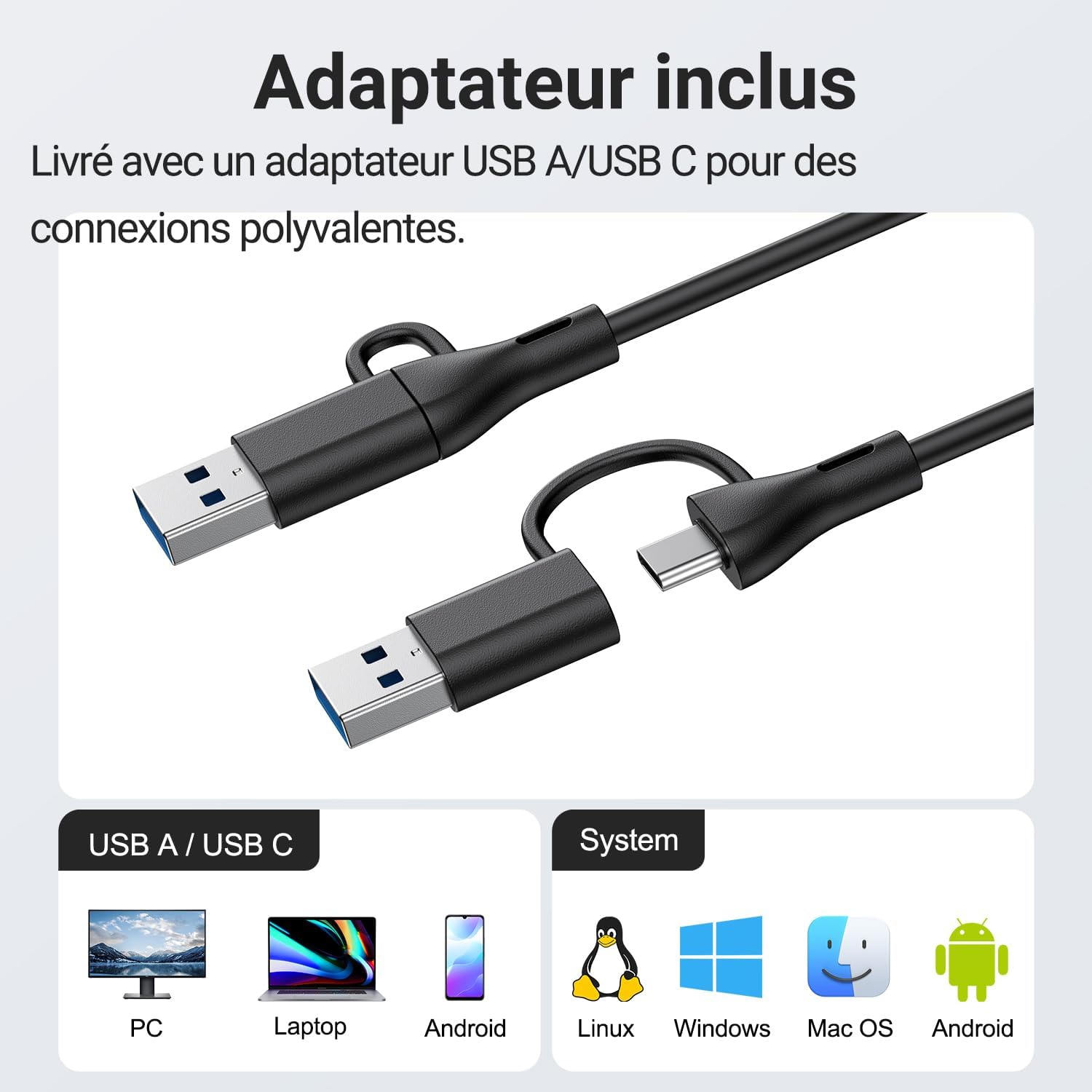 Detalle 1 de Barre de haut-parleurs USB INGA, 10 W