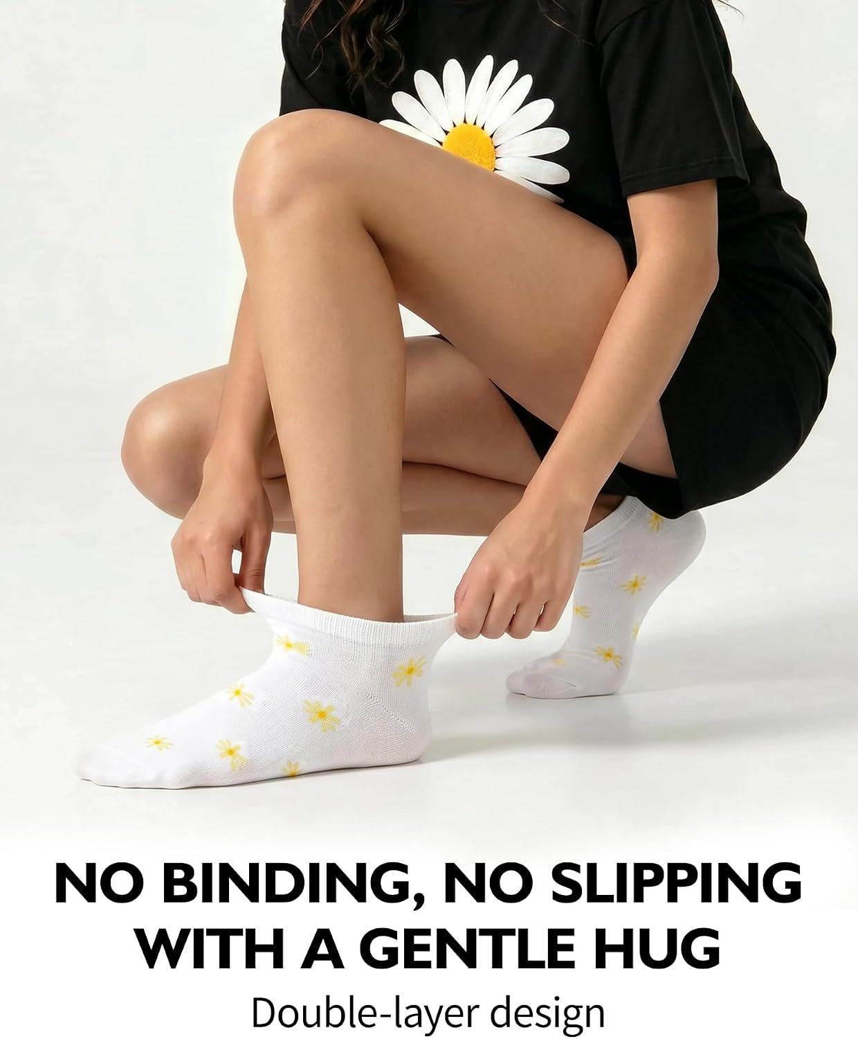 Thumbnail 3 de CLOSEMATE Women’s Daisy Ankle Socks Gift Box, 3/6 Pairs, Cotton