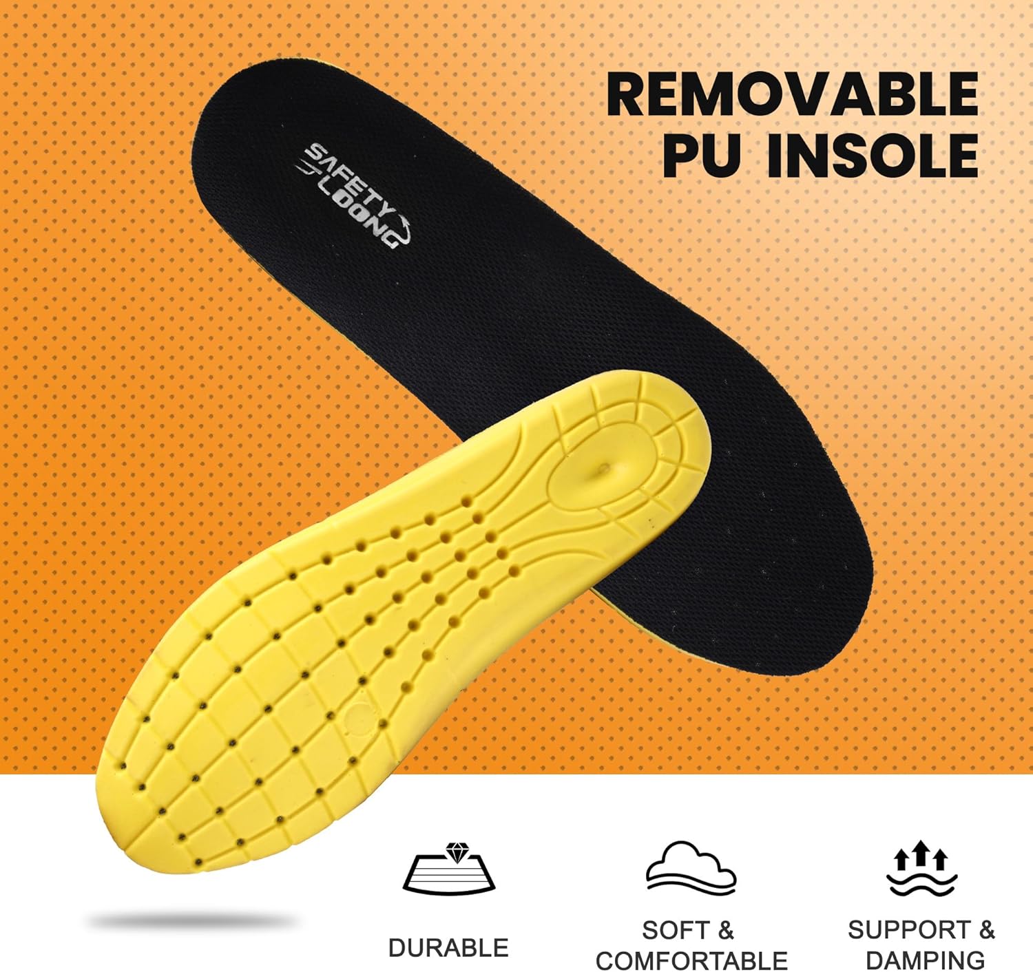 Thumbnail 6 de SAFETY LOONG Work Boots for Men: Waterproof Soft Toe Leather Workboots