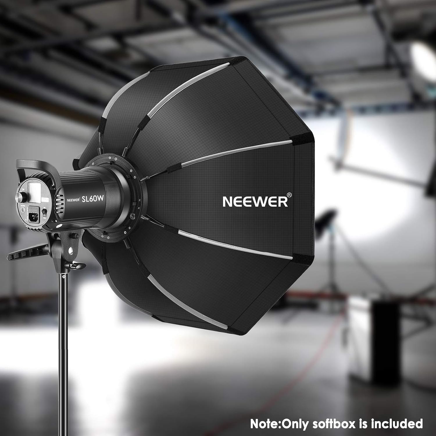 Thumbnail 6 de NEEWER 35,4"/90 cm achteckige Softbox mit Schnellverschluss und Bowens Mount (inkl. Tragetasche) – kompatibel z. B. mit CB60/CB100/CB150