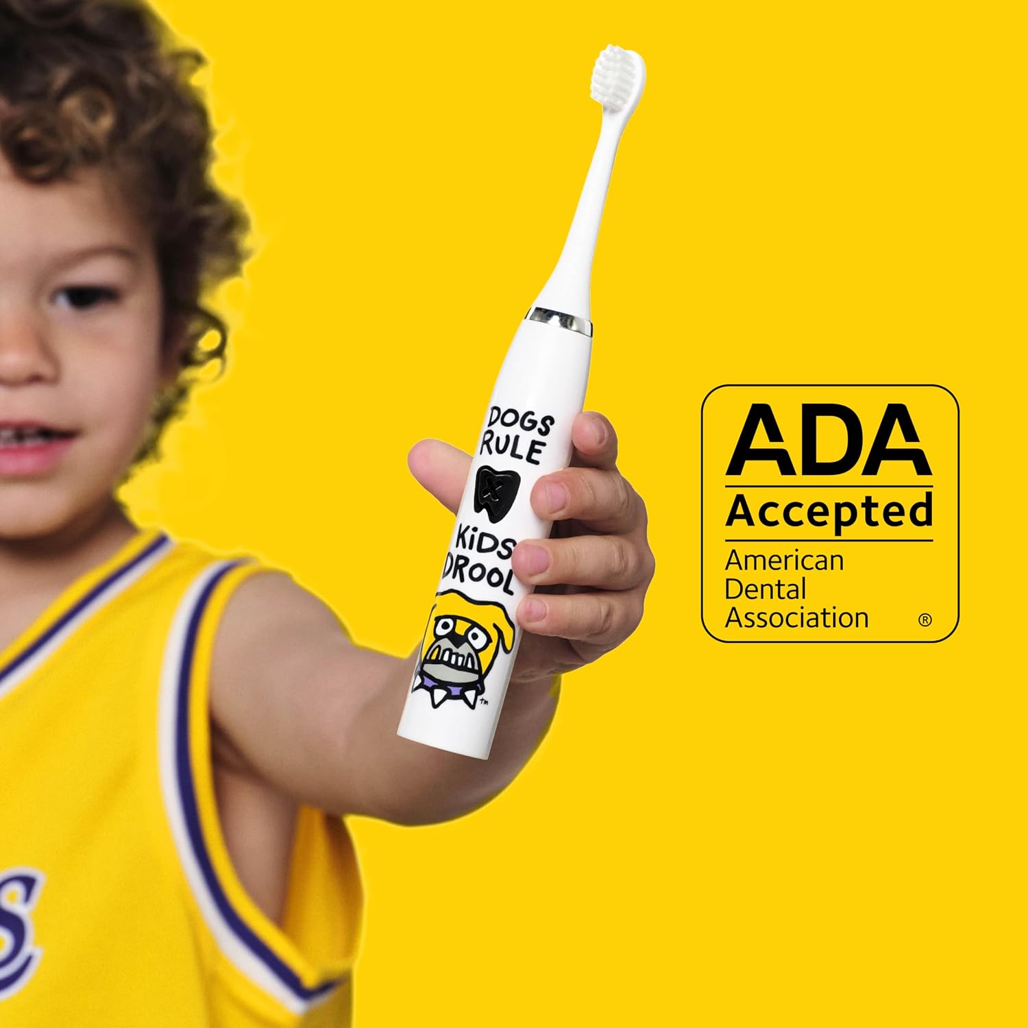 Thumbnail 1 de Made by Dentists Kids Electric Toothbrush - Bulldog-Inspired, Rechargeable & Gentle for Toddlers