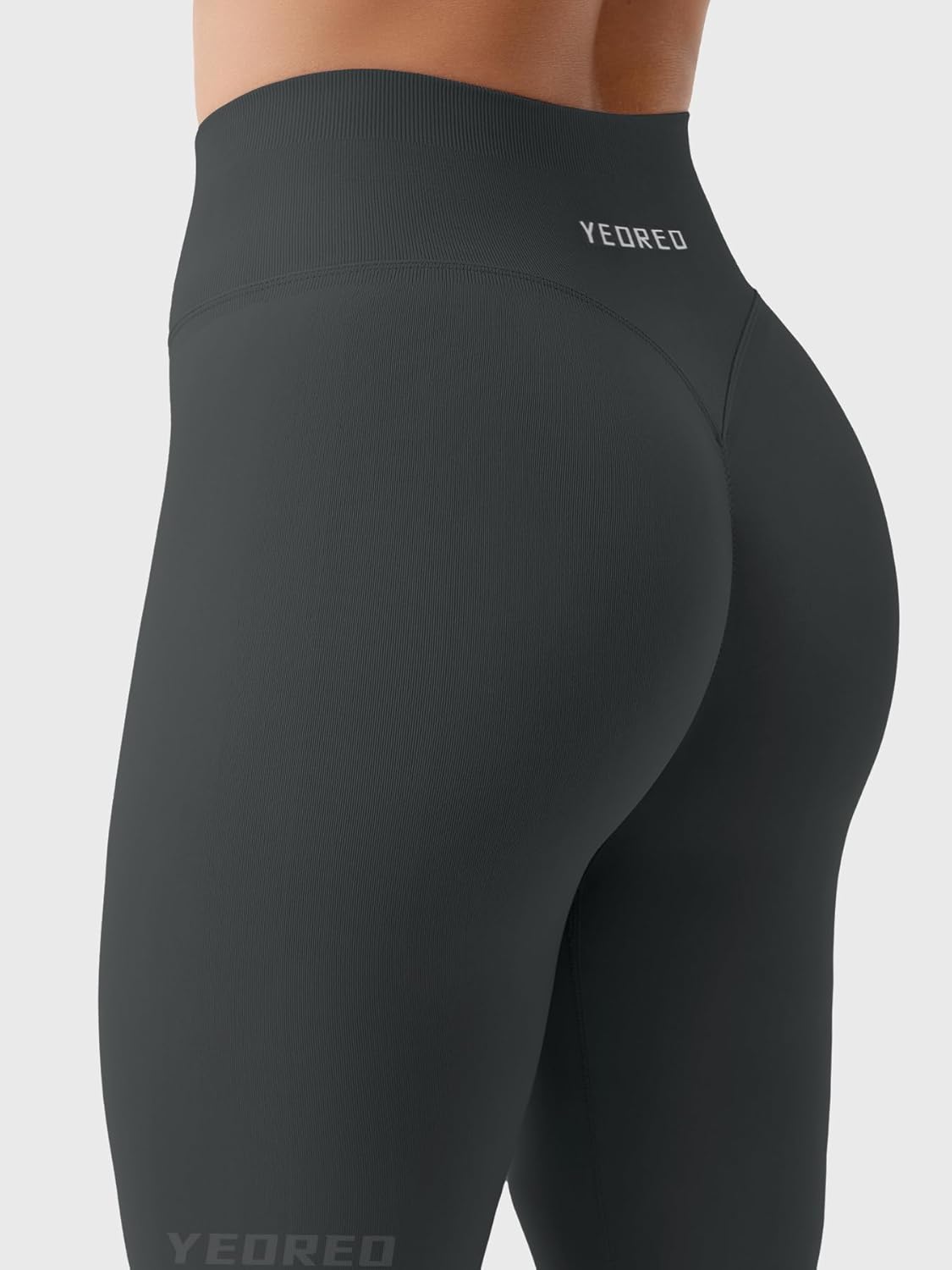 Thumbnail 4 de YEOREO Damen Sportleggings „Invisible Scrunch“ mit hoher Taille und Feuchtigkeitsmanagement
