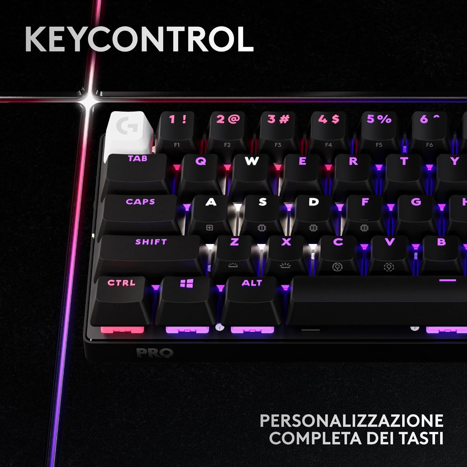 Thumbnail 3 de Logitech G PRO X 60 LIGHTSPEED: tastiera gaming wireless 60% per esports
