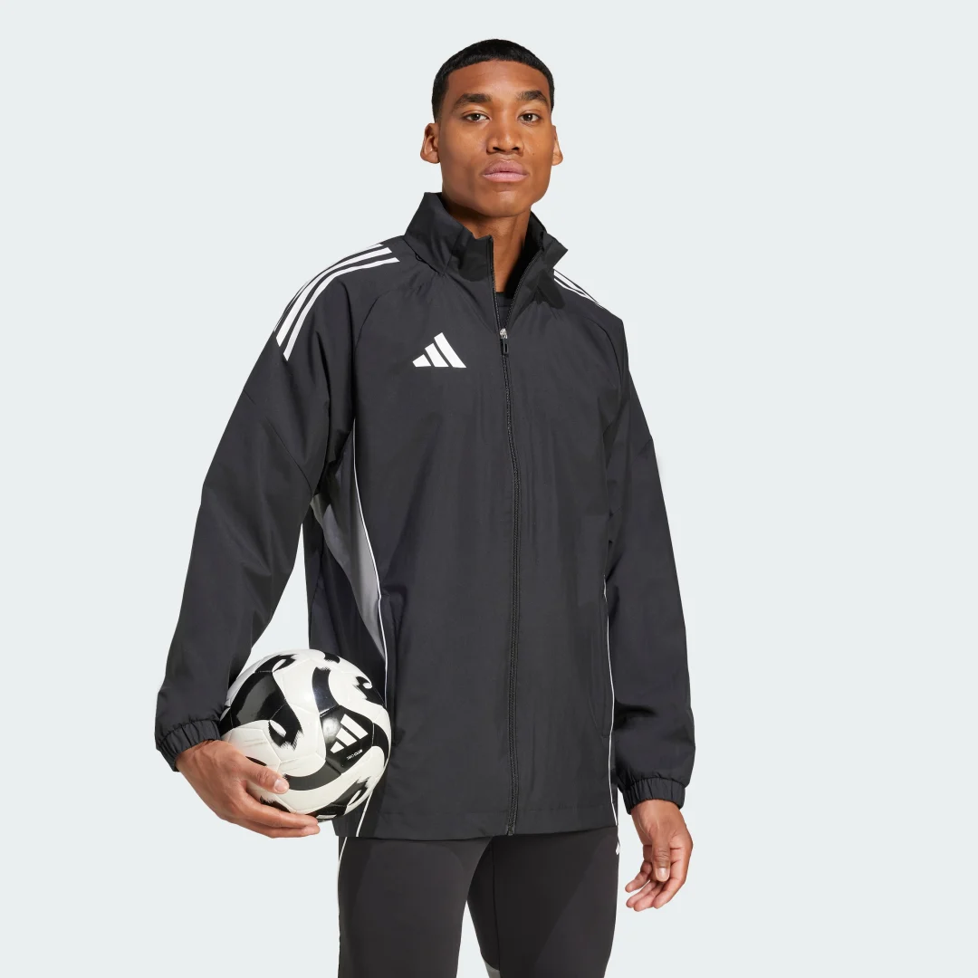 Detalle de Chaqueta Tiro 25 Competition All-Weather de Adidas — guía de compra