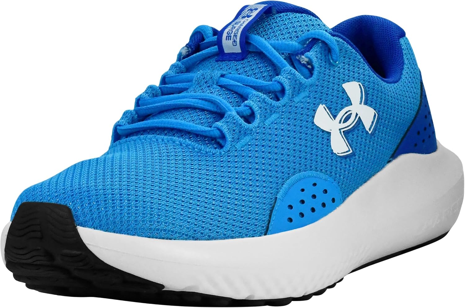 Thumbnail 6 de Under Armour UA Charged Surge 4 Zapatos de deporte para hombre, ligeras y transpirables deportivas de hombre, color negro/gris antracita/blanco