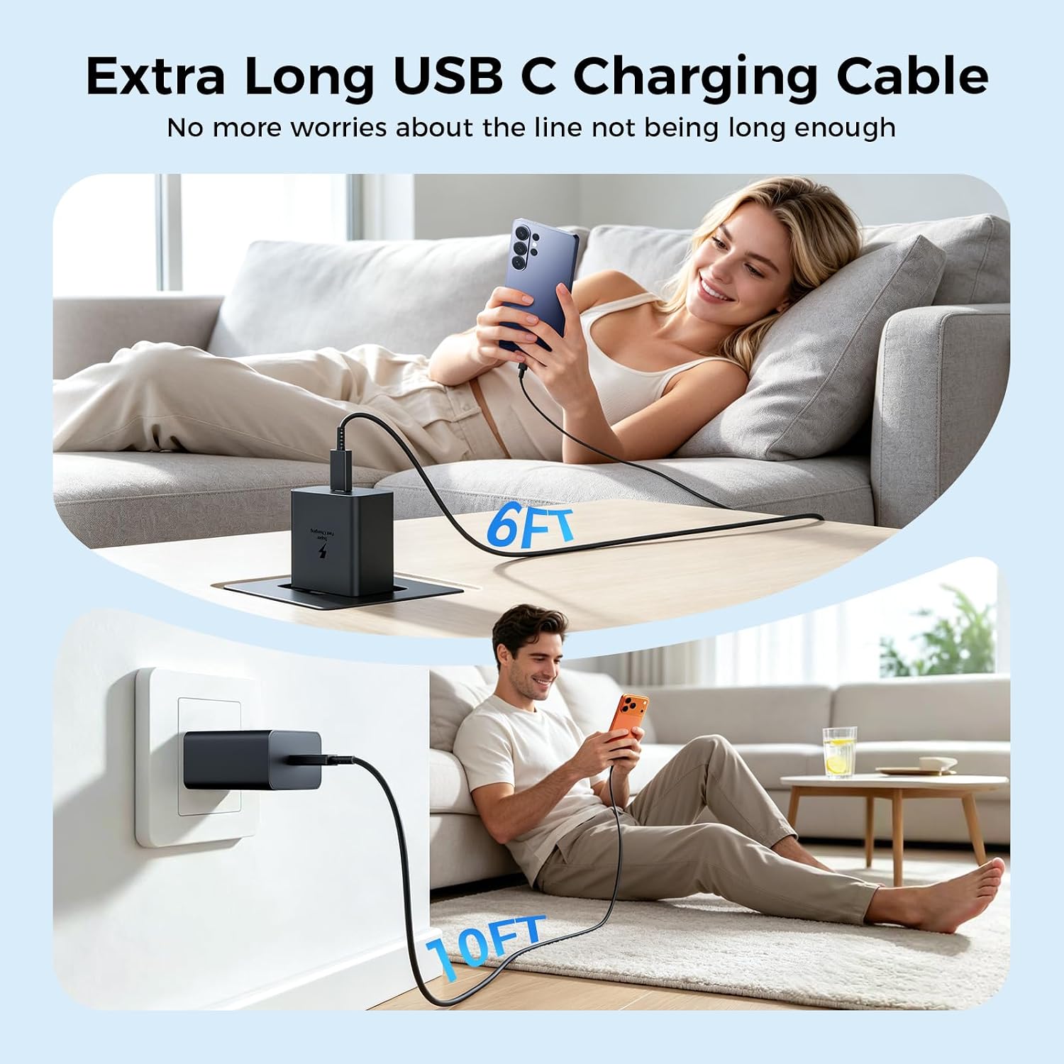 Thumbnail 6 de XUWZG YX-PD60W 60W USB-C Charger 2-Pack with PPS and Two Cables