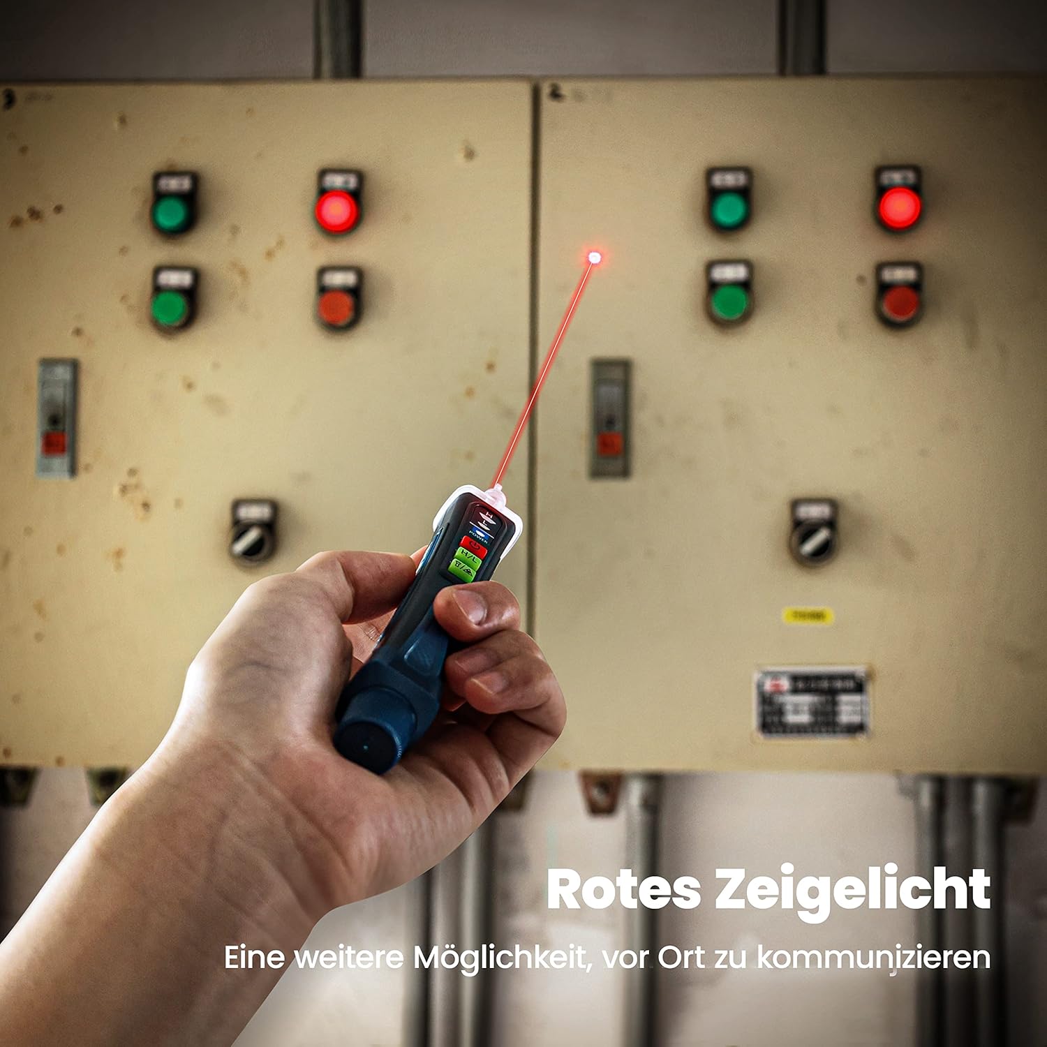 Thumbnail 6 de Berührungsloser Spannungsprüfer VD200 (AC) mit Buzzer, Taschenlampe & Leitungsdetektion – für Schalterdose, Schaltschrank & Leitungssuche