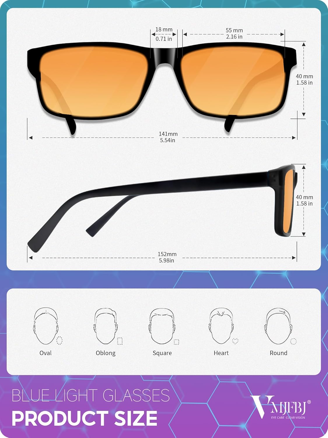Thumbnail 1 de VMJFBJ Gafas luz azul para ordenador 25g