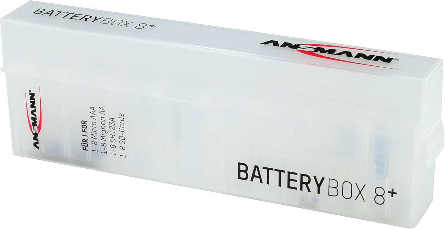 Thumbnail 3 de ANSMANN Batteriebox für AAA Micro, AA Mignon & Spezialbatterien – Akkubox für bis zu 8 Zellen