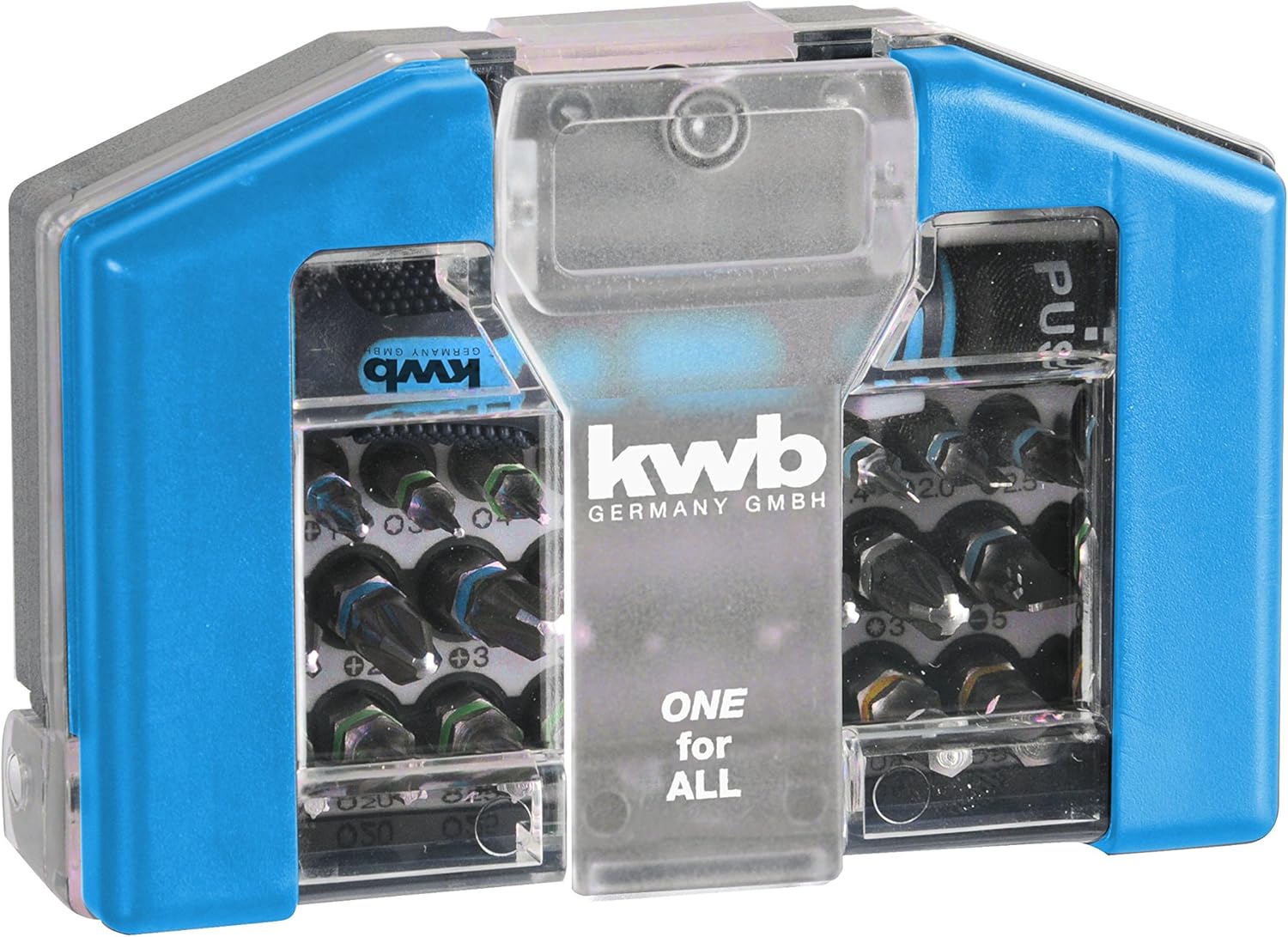 Detalle 2 de kwb One For All Bit-Box 35-tlg 7.3 x 10.5 x 4 cm