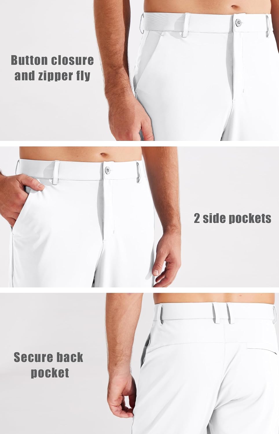 Thumbnail 2 de Libin Herren Golfhose Stretch Slim Fit – Golf- oder Jogginghose mit Taschen