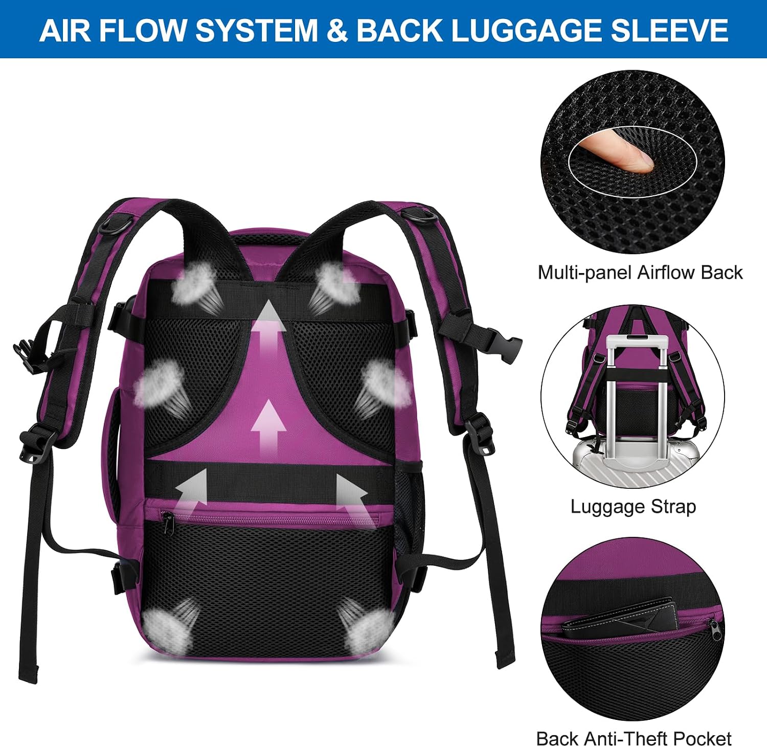 Thumbnail 6 de Sac à dos cabine 40x20x25 20L pour Ryanair