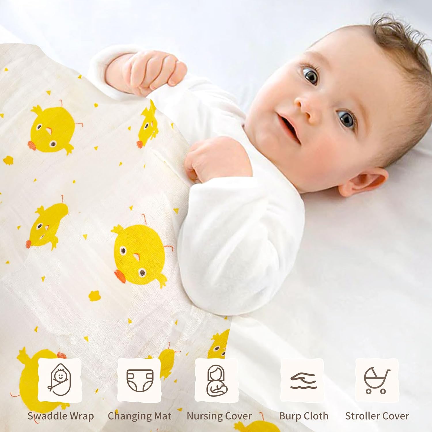 Detalle 2 de vamei Baby Geschenkset 100×120 cm