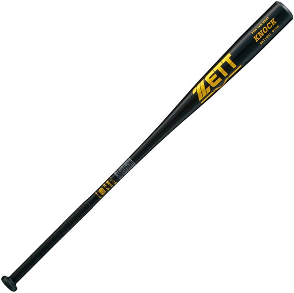Detalle de ゼット(ZETT) BKT1091 硬式・軟式・ソフトボール用金属ノックバット 91cm ブラック
