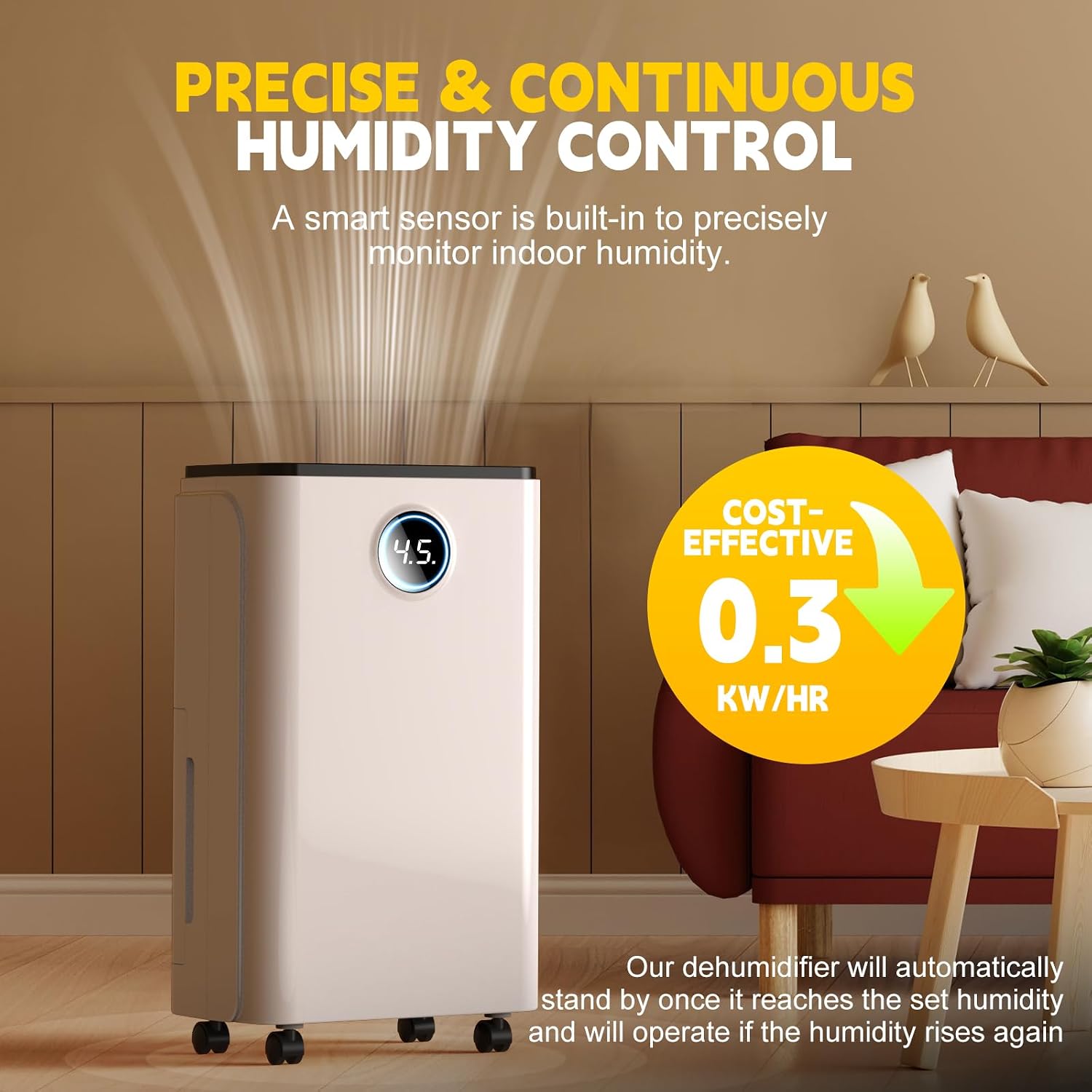 Detalle 1 de 12L/Day Dehumidifier Smart Humidity Control for Home 🏠